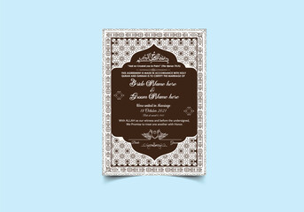 Personalized Nikah Certificate Printable