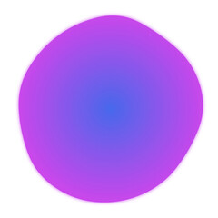 Gradient blur round shape, Blob, abstract colorful sphere, abstract shape,blur effect, Blue, Purple