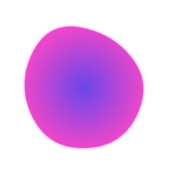 Gradient blur round shape, Blob, abstract colorful sphere, abstract shape,blur effect, Blue, Purple