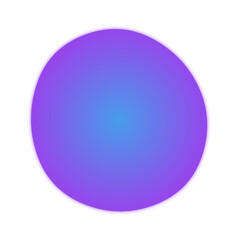 Gradient blur round shape, Blob, abstract colorful sphere, abstract shape,blur effect, Blue, Purple
