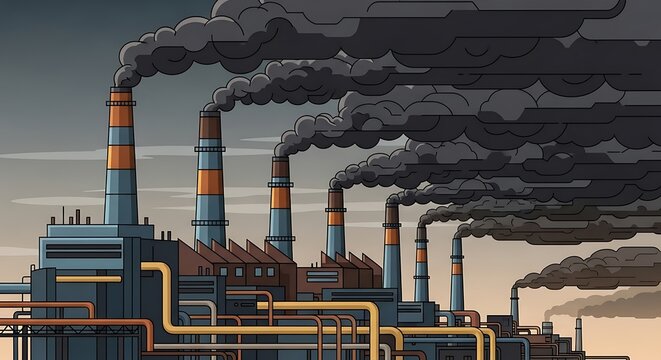 Polluting Factory. (1)