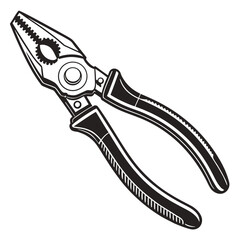 pliers isolated on white background