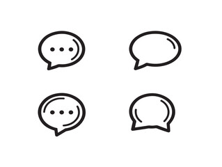 Social Media Slang Icon Set with Modern Style