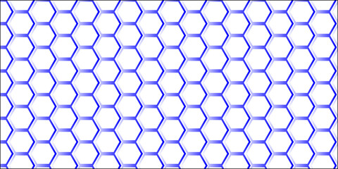 Futuristic White Hexagon Mosaic Seamless Texture for Digital Backgrounds