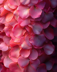 Illustration of overlapping rose petals, promoting women's cancer awareness.
