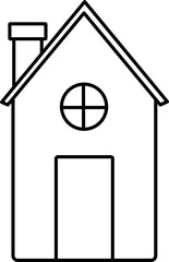 Vector Illustration of Cartoon Snail. Simple Outline Snail Coloring Page