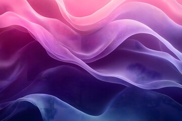 Obraz premium Abstract gradient background with flowing waves in pink purple and blue color scheme design art