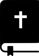 Fototapeta premium bible icon flat vector icon 