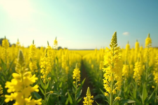 Beautiful Mustard Flower Field &ndash; Vibrant Yellow Sarisha Phool Bagan Photography in 4K