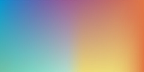Smooth and blurry colorful gradient mesh background. Modern bright rainbow colors
