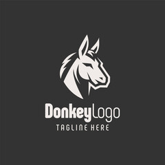 Creative Black White Donkey Branding