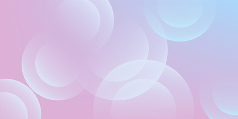 abstract background .blue and pink gradation. circle effect style. modern minimalist.eps 10