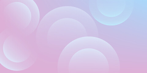 abstract background .blue and pink gradation. circle effect style. modern minimalist.eps 10