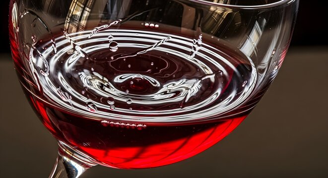 glass of red wine - Powered by Adobe