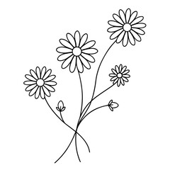 Daisy Chain Line Vector