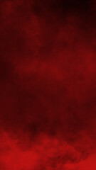 Dark crimson smoke haze texture isolated on black background atmospheric cloud effect for dramatic and horror visuals