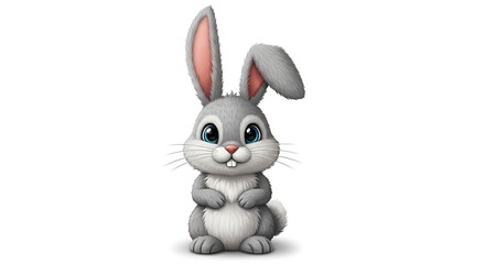 Obraz premium Cute Bunny Character.