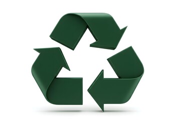 Obraz premium The iconic recycle symbol, representing environmental consciousness and sustainability.