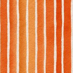 Vertical stripes in varying shades of orange and white, resembling a watercolor or hand-painted texture.  The pattern is seamless and has a slightly textured appearance