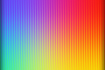 Vibrant rainbow gradient with vertical lines and a fine textured surface