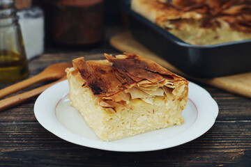 Gibanica, a traditional pastry dish popular all over the Balkans	