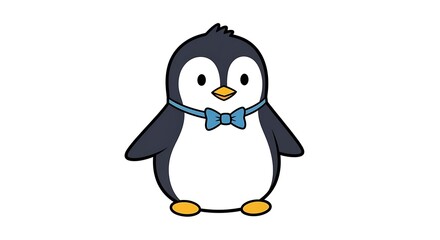 Obraz premium Cute Penguin Illustration. (1)