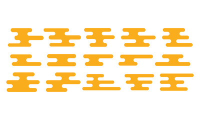 Abstract seamless pattern of orange geometric shapes in minimal vector style. Modern decorative background design perfect for wallpapers, textiles, covers, branding, and creative digital projects.