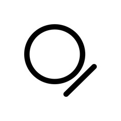 Circle with a diagonal line indicating a specific laundry care instruction symbol representation icon