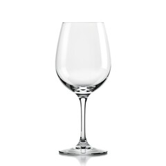 empty glass isolated on white