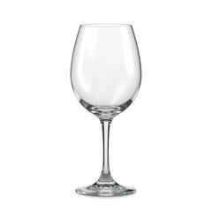 empty glass isolated on white