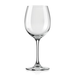 empty glass isolated on white