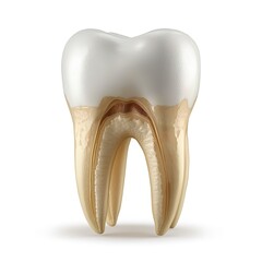 tooth isolated on white background