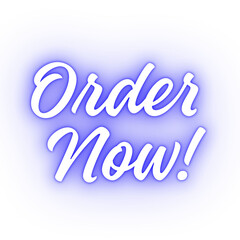 Order Now English Typo