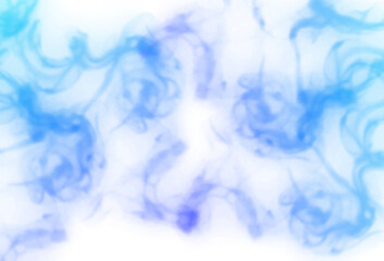 Abstract colourful smoke explosion isolated on transparent background 