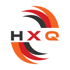 HXQ letter design. HXQ letter technology logo design. HXQ Monogram logo design for an entrepreneur and business.