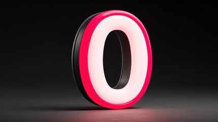Illuminated number zero