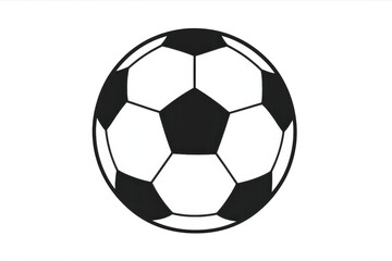 Soccer ball vector graphic for sport game concepts