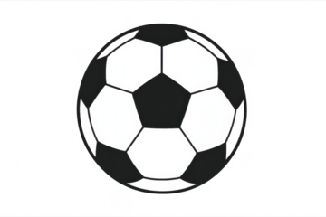 Soccer ball vector graphic for sport game concepts