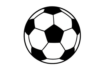 Fototapeta premium Soccer ball classic design sports game equipment