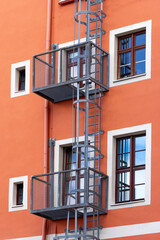 Feuertreppe -Fluchtweg