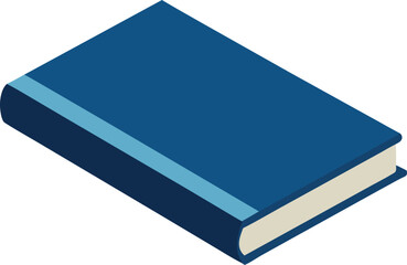 Vector hardcover book mockup isolated scalable eps illustration for graphic design projects