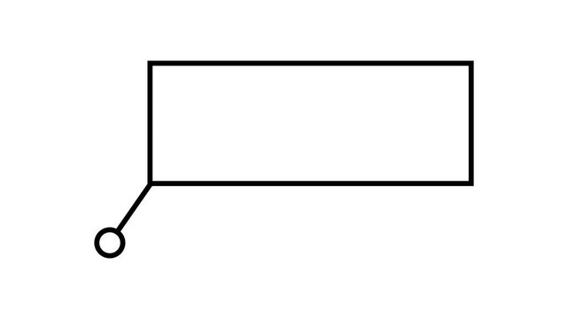 rectangle lower third modern copy space