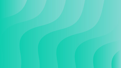 Abstract modern background featuring smooth wavy lines in a gradient blend of blue and green tones. Motion and depth with soft curved waves flowing composition. futuristic and dynamic feel tech