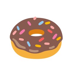 donut isolated on white
