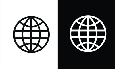 Web icons vector Black and white.