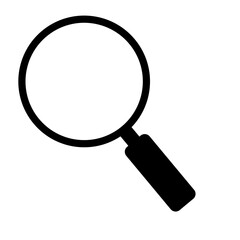 vector magnifying glass search icon 