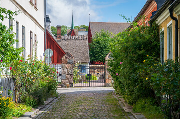 Historic Cobblestoned Street Medieval City