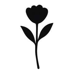 Block Silhouette Flower Collection for Transparent Background Ultra Quality PNG Image