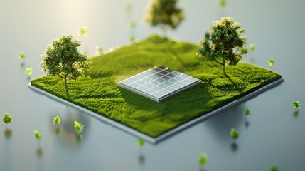 Sustainable energy microchip landscape