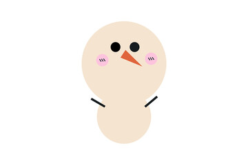 snow man cute